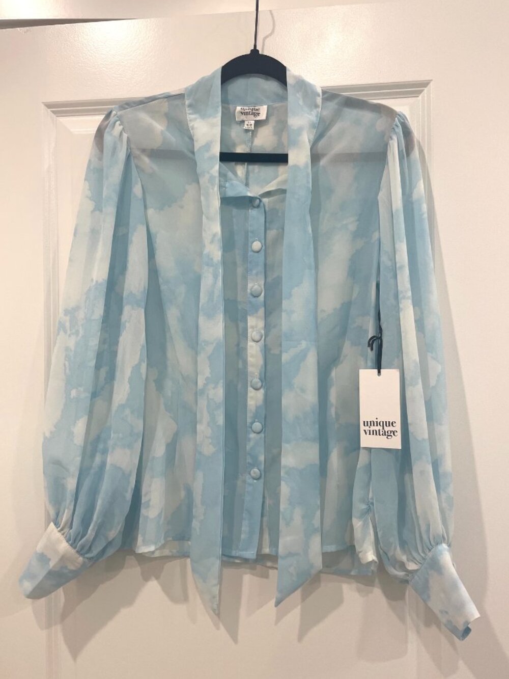 NWT Unique Vintage Cloud Cottagecore Blouse L